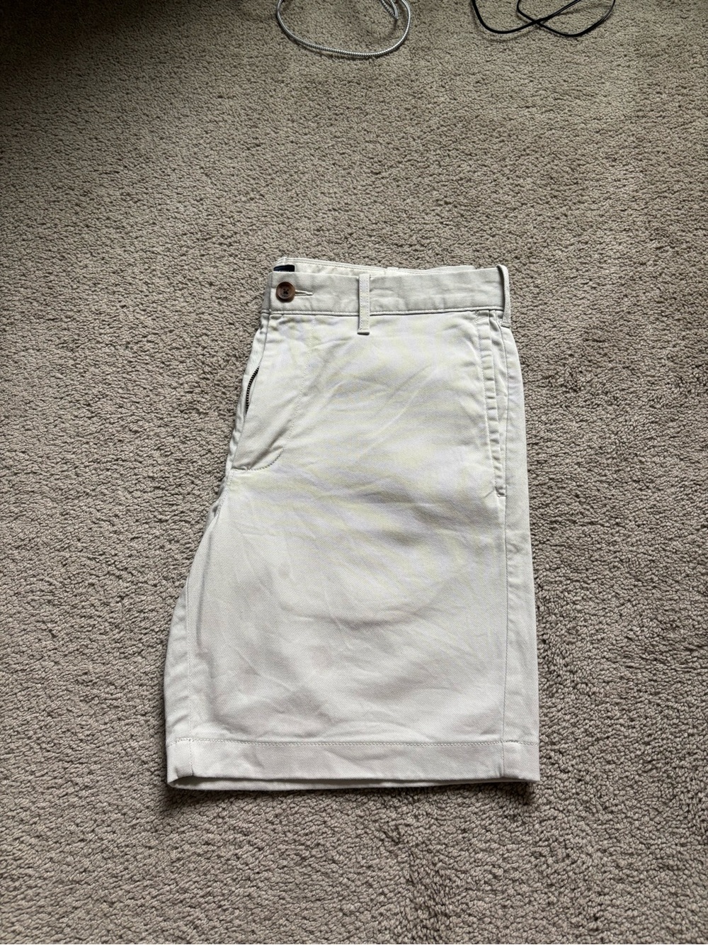 J. Crew Men's Classic Cream Chino Shorts